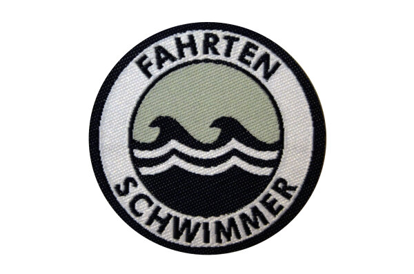 Fahrtenschwimmer Stoffabzeichen klein 43mm