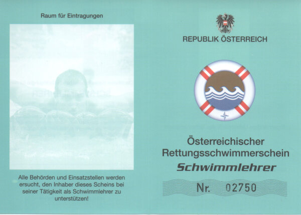 Schwimmlehrer Ausweis