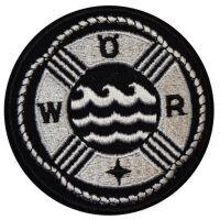 Retter Stoffabzeichen groß 70mm